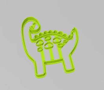 Cookie Cutter Baby Dino Dinosaur Dinosaur Cookie Cutter