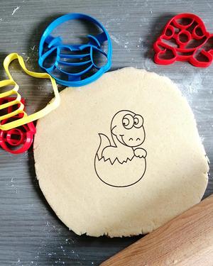 Dinosaur Baby Egg Cookie Cutter