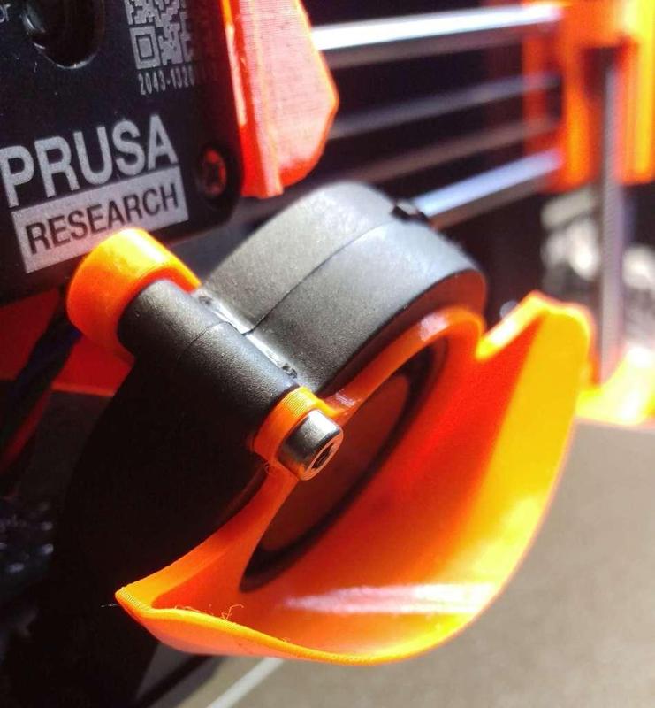 Prusa MK3S Improved 45 Degree Fan Shroud