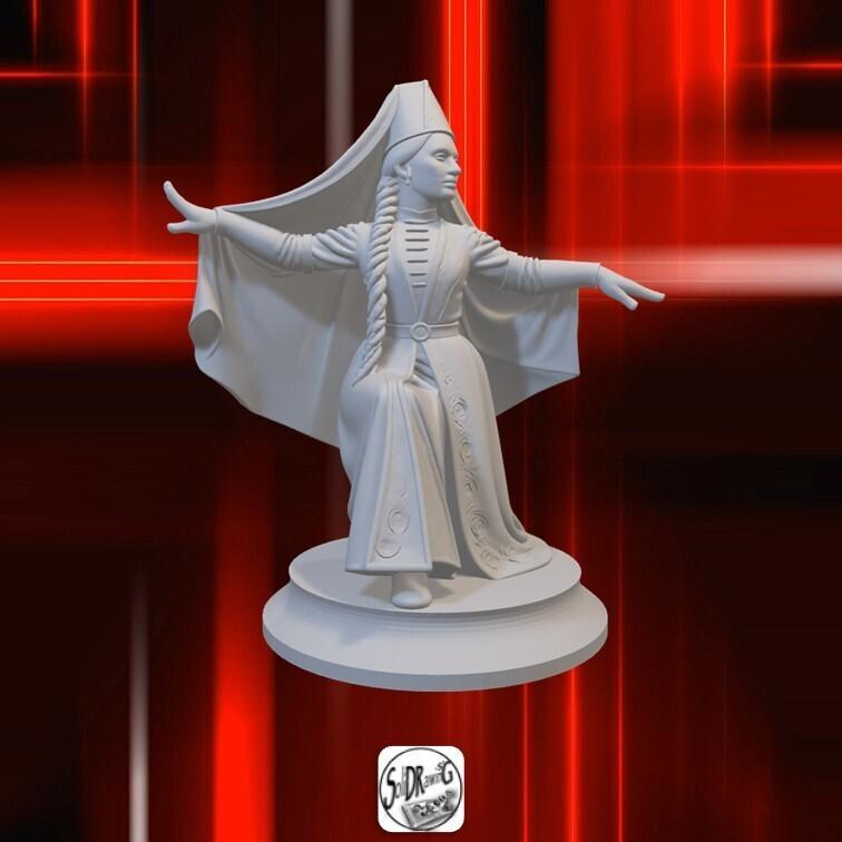 Caucasian Dance Woman - SoliDRawinGs C (101)