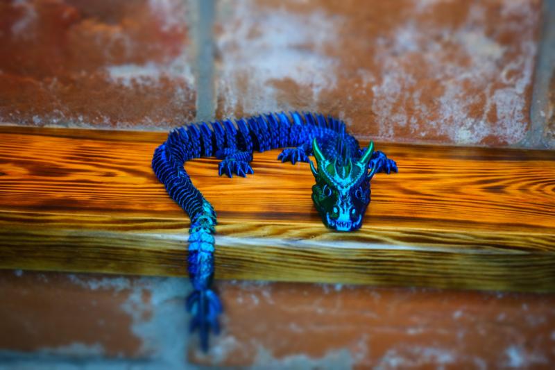 Articulated Dragon - Print-in-Place