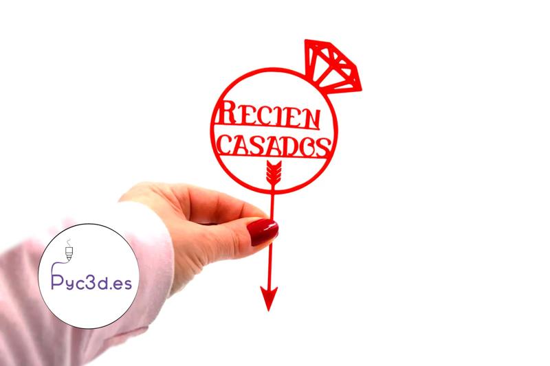 RECIEN CASADOS CAKE TOPPER