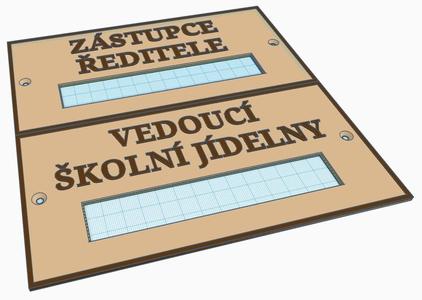 Tabuky na dveře