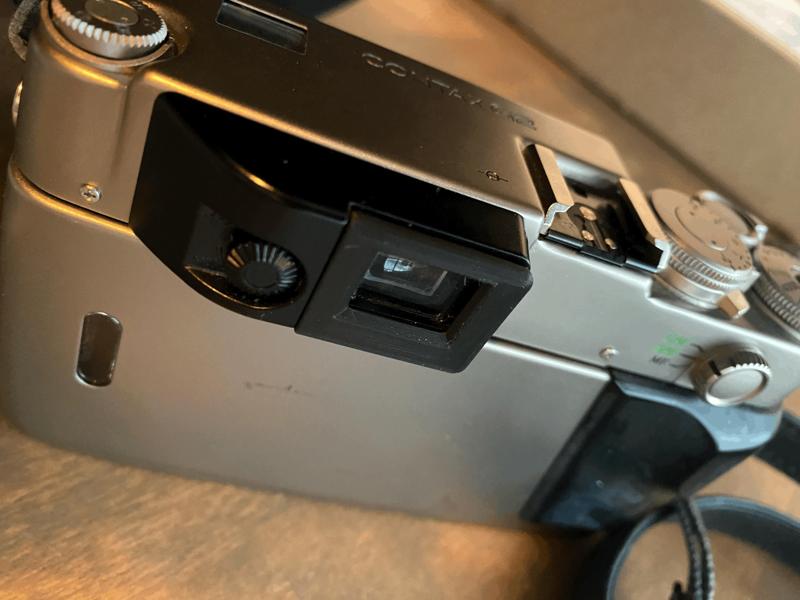 Contax G2  - viewfinder cover/frame