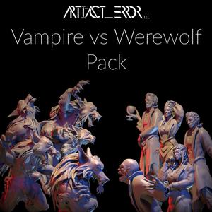 Vampire vs Werewolf Pack