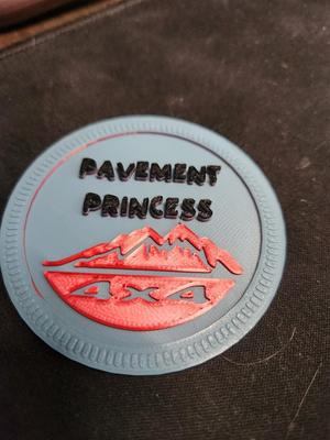 Jeep Badge- Pavement Princess