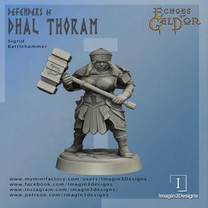 Dwarf Cleric Sigrid Battlehammer