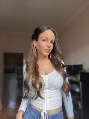 Flower earring with latinas style
