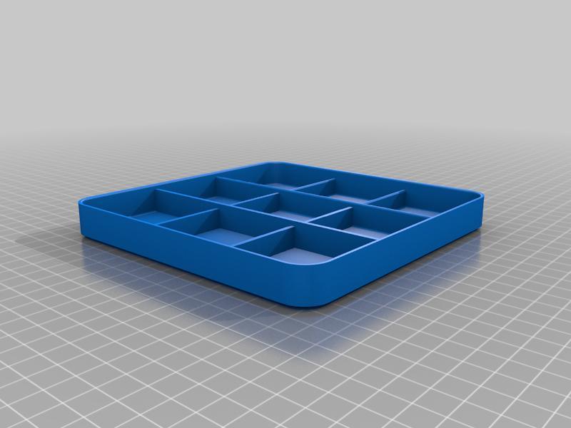 Stackable Parametric Desk Tidy 9 Cubbies