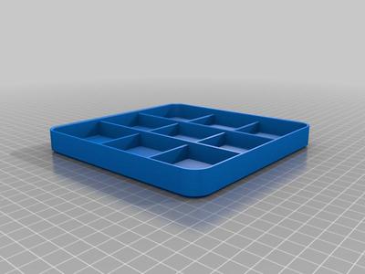Stackable Parametric Desk Tidy 9 Cubbies