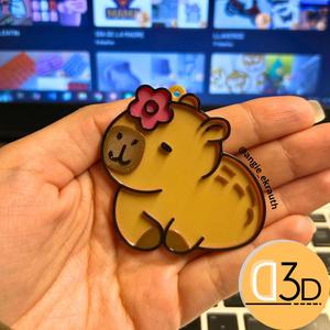 Capybara / capybara - key ring v2