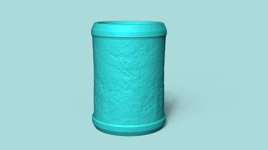Vase 15 with Plate - Simple Plant Pot - Home Decor