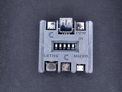 USB cable tester enclosure