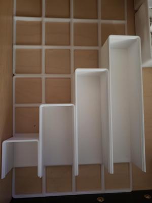 Gridfinity open-ended segment bins/boxes