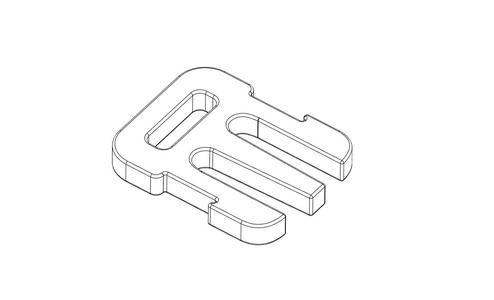 Tension Buckle for Dog Collar Clasp