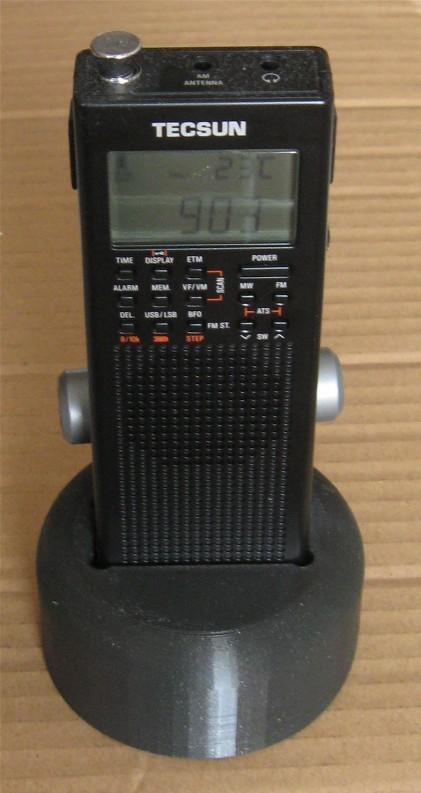 Desk pod for receiver