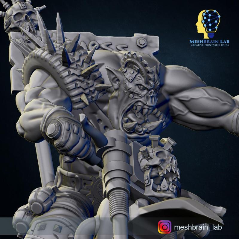 Wasteland Biker Ork Model 2