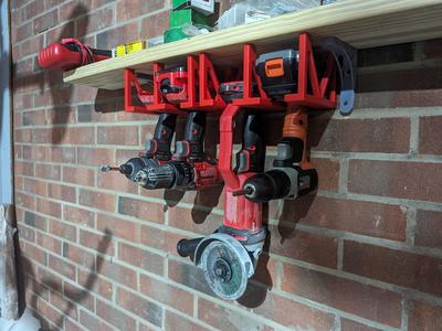 Wireless power tool holder