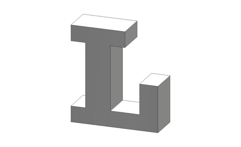 L Letter Rockwell Font Letter