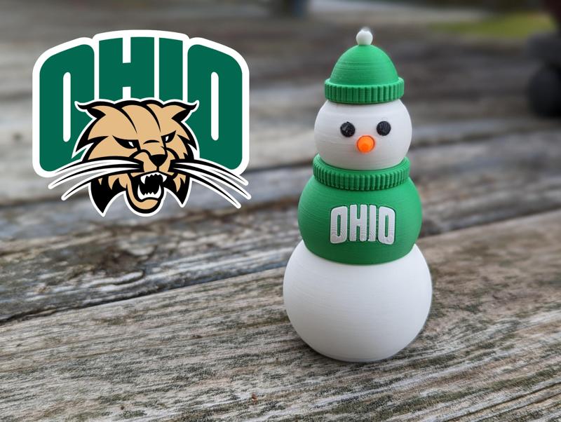 Ohio University Sweater for Snowman Fidget