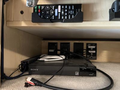 Sony Blueray Remote holder