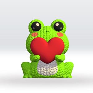 Knitted Forg 3D Model STL file