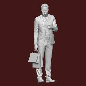 1:43 MAN SHOPPING FOR DIORAMA