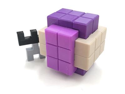 Save the Gorilla - Interlocking puzzle by Alfons Eyckmans
