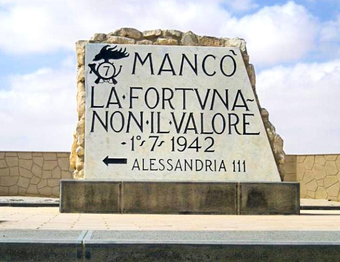 Folgore Heroes Monument 1942 WWII