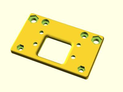 Hero Me Gen5 Geeetech A30 E3D V6 Volcano gantry adapter