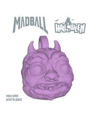 MADBALLS . MADBALL KEYCHAIN CAT EVIL HALLOWEEN KEY CHAIN