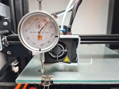 Ender 3 Pro WEN 10702 Dial Indicator mount