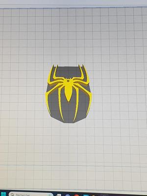 Spiderman keyring