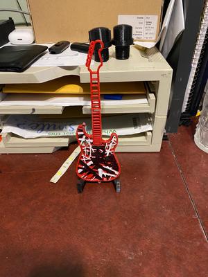 Eddie Van Halen Guitar phone stand
