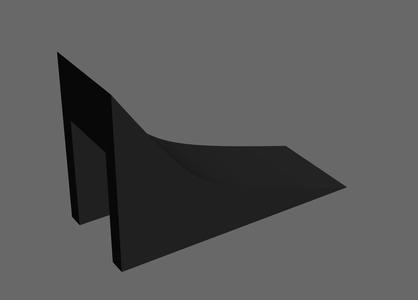 Double-sided experiment ramp