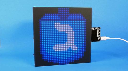 RGB Matrix Dreidel Game
