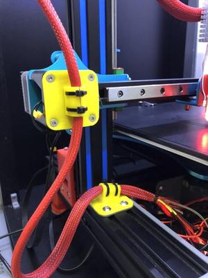 Ender 3 PRO X axis - Profile Cable Holder