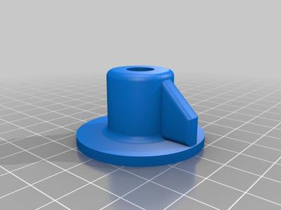 GANZ KK hand knob 2,5 screw hole