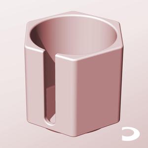 CH68-70-S Slotted Modular Stacking Storage Boxes | Printable Objects - Infinite Containers | stl file for 3d printing