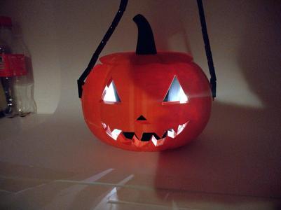 light up Pumpkin Ben Bag