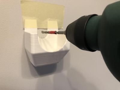 Wall drilling waste cup