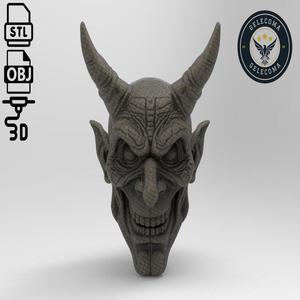Devil Mask 3D Print Model