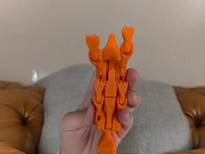 ARTICULATED 360 COLORED FOX