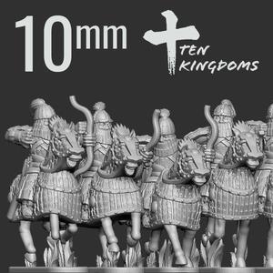 10mm Jurchen-Jin Armoured Bow Armoured Horse