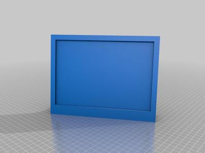 photo frame for landscape photo 195x135mm with foot