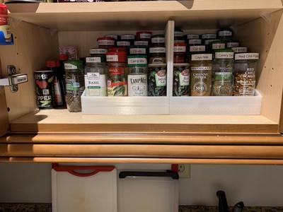 Tiered Spice Rack + Door Spice Racks