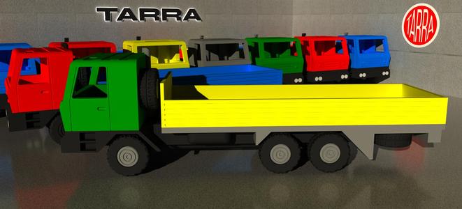 TARRA flatbed body 1:43