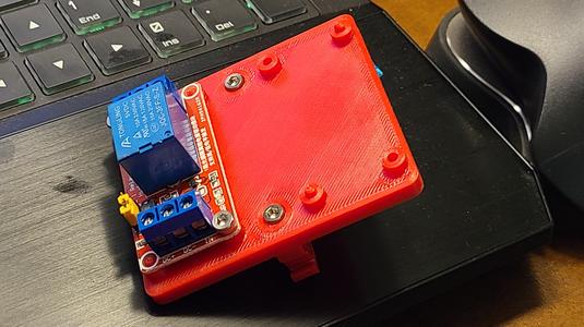 Dual Relay Mounting Plate with DIN Rail mount