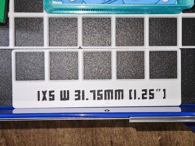 1x4 & 1x5 Gridfinity Base with 1.25" Margin 37mm