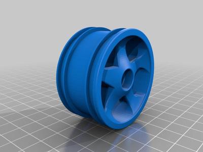 1/10th Scale R/C Car Rim - Generic 5 Spoke